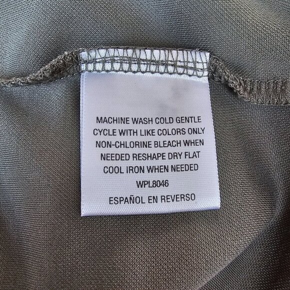 Bar III Asymmetrical Modal Blend Sleeveless Dress in Green, Soft, Size L - Picture 5 of 10